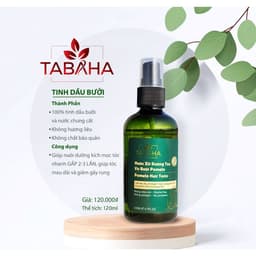 Thumbnail Bộ 2 Chai Xịt Tinh Dầu Bưởi Pomelo Tabaha Ngăn rụng tóc giúp tóc dài và dày hơn (120ml x2) 3