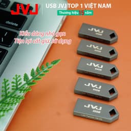 Thumbnail USB 32Gb 64Gb 2.0 JVJ L66 siêu nhỏ vỏ kim loại - tốc độ 30MB/s chống nước, chống sốc, chống va đập -Bảo hành 5 năm 2