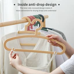 Thumbnail Set 5 Móc Nhựa Treo Quần Áo Chống Trượt Tiện Lợi móc quần áo giá treo quần áo cây treo quần áo 3