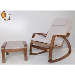 Thumbnail Bộ ghế Poang cao cấp khung gỗ plywood óc chó 3