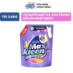 Thumbnail Túi Nước Giặt Xả MaxKleen chuyên dụng Cửa Trước 3.6kg Hương Nước hoa huyền diệu/Dấu ấn ngọt ngào 3