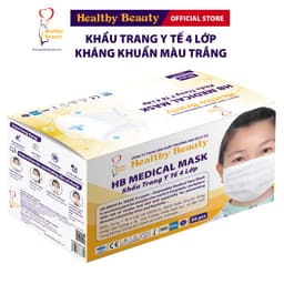 Thumbnail Khẩu Trang Y Tế Kháng Khuẩn HB Medical Mask Cao Cấp Healthy Beauty 1 Hộp 50 cái 3