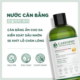 Thumbnail Nước cân bằng không cồn cho da mụn Caryophy Portulaca Toner 300ml 2