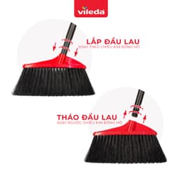 Thumbnail Bộ chổi quét nhà kèm xẻng hốt VILEDA tay cầm dài, tháo lắp tiện lợi, tiết kiệm không gian 3