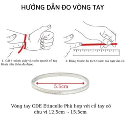 Thumbnail Vòng tay CDE Etincelle Silver Bracelet CDE2003 - Vòng tay nam nữ Lamy 2
