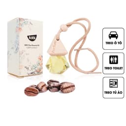 Thumbnail Tinh dầu ô tô hương Cafe Kobi giúp khử mùi xe hơi hiệu quả - 10ml 1