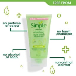 Thumbnail Sữa Rửa Mặt Dạng Gel Simple Kind To Skin Refreshing Facial Wash (50ml/150ml) 2