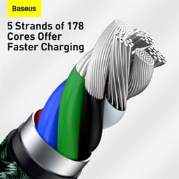 Thumbnail Dây cáp sạc nhanh Baseus cho phone từ đầu type C sang đầu 20w 4