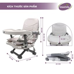Thumbnail Ghế Ngồi Ăn Dặm Cho Bé Mastela 1013 3