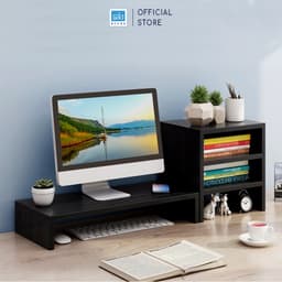 Thumbnail Kệ Màn Hình Máy Tính, Để Sách Bàn Làm Việc Kết Hợp 3 Tầng SIB Decor KDB09 2
