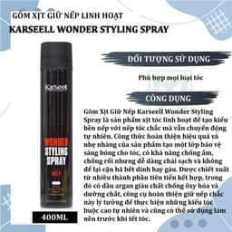 Thumbnail Gôm xịt giữ nếp linh hoạt Karseell Wonder Styling Spray 400ML 1