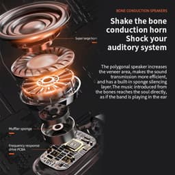 Thumbnail Tai nghe Vitog TWS dẫn truyền xương không dây Bluetooth 5.1 chống ồn chuyên dụng chơi game 4
