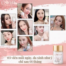 Thumbnail DEWY WHITE LAVISH H BABY - 90 viên - Viên uống Nhật Bản làm trắng và căng bóng da 4