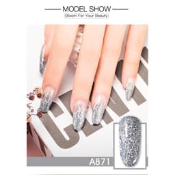 Thumbnail Rosalind 5ml Gel cầu vồng đầy sao sáng cho đèn LED / UV thiết kế nghệ thuật làm móng 3