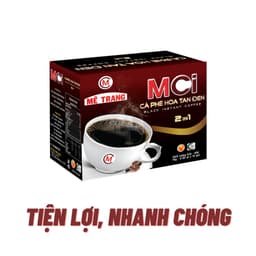 Thumbnail Cà phê đen, cà phê đen hòa tan 2in1 - Mê Trang, hộp 15 gói và túi 500g 4