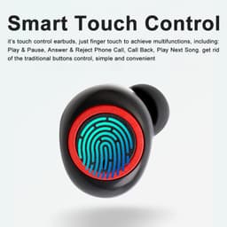 Thumbnail Tai Nghe Nhét Tai Vitog TWS Không Dây Stereo Cảm Ứng Chạm Khử Tiếng Ồn Tích Hợp Micro Rảnh Tay 3