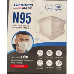 Thumbnail Khẩu trang y tế 5 lớp N95 BIOMEQ MASK màu trắng chính hãng - MEDICAL 2