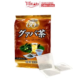 Thumbnail Trà ổi hỗ trợ giảm cân Orihiro Nhật Bản túi 60 gói 4
