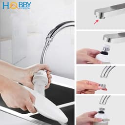 Thumbnail Bộ đầu nối tăng áp cho vòi rửa chén có ren nối Hobby Home Decor TADAY 3