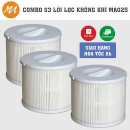Thumbnail Combo 03 màng lọc không khí hepa chính hãng MAX AIR thay thế máy lọc không khí MA025, bộ lọc HEPA tiêu chuẩn lọc bụi mịn 1
