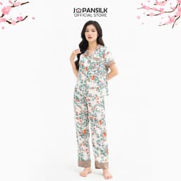Thumbnail Combo 5 Bộ Đồ Ngủ Lụa Satin Nhật Pijama Họa Tiết Tranh Vẽ JAPAN SILK Chính Hãng 3