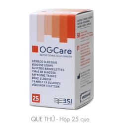 Thumbnail Que thử đường huyết OGCARE hộp 25 que date xa chính hãng - MEDICAL 2