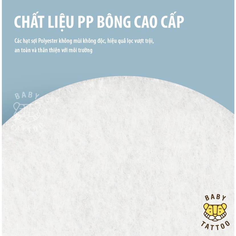Ảnh [GIFT] Miếng Bông Lọc PP Type A Thay Thế Cho Vòi Sen Tắm Cao Cấp Lọc Nước, Khử Clo BABY TATTOO 4