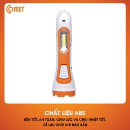 Thumbnail Đèn Pin cầm tay Comet CRT453 Đa Năng Sạc Tích Điện LED 2W 1