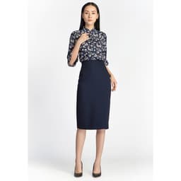 Thumbnail Chân váy bút chì dáng dài, ôm body, cạp cao tôn dáng, xẻ sau, phong cách công sở - De Leah - Thời trang thiết kế 1