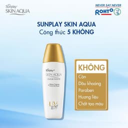 Thumbnail Kem Chống Nắng Dưỡng Trắng Da Cho Da Dầu Sunplay Skin Aqua Clear White Spf50 55g 4