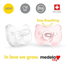 Thumbnail Ty ngậm | Medela Baby Pacifier Soft Silicon 0 - 6 tháng, Có hộp đựng tiệt trùng, Silicone mềm, Không chứa BPA 1