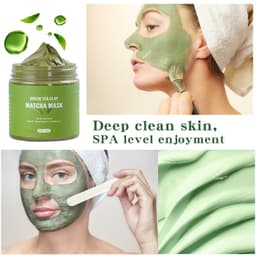Thumbnail Mặt nạ đất sét trà xanh LIYALAN thành phần tự nhiên dưỡng ẩm giải độc hiệu quả 150g 4