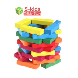 Thumbnail Đồ Chơi Rút Gỗ loại lớn 51 và 54 thanh S-Kids, Bộ xếp khối domino cho bé. 4
