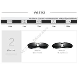 Thumbnail Kính mát lái xe VEITHDIA 6592 phân cực bằng nhôm magiê thời trang chất lượng cao cho nam 3