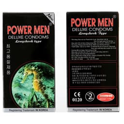 Thumbnail Bao cao su POWERMEN cá ngựa Gân Gai Tăng khoái cảm Kéo dài thời gian quan hệ hộp 12 bao GEMHOME 1