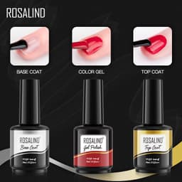 Thumbnail Bộ sơn đế Rosalind + chai gel bóng 15ml để làm móng tay hiệu quả 1