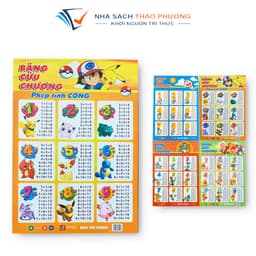 Thumbnail Sách - Bảng cửu chương phép tính cộng trừ, nhân chia 1