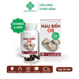 Thumbnail HOB- Bộ 4 Hộp Hàu Biển Ob Hết Sinh Lý Yếu, Tăng Chất Lượng Tinh Binh, Rối Loạn Cương Dương(Hộp 30v) 1