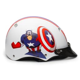 Thumbnail Nón Bảo Hiểm Trẻ Em 1/2 Đầu Protec Kitty, Họa Tiết Siêu Anh Hùng Captain American 4