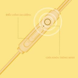 Thumbnail Tai nghe nhét tai EVEBOT có dây giắc cắm 3.5mm âm thanh hifi màu tùy chọn cho máy tính xách tay máy tính bảng điện thoại 4