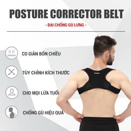 Thumbnail Đai chống gù lưng nam, nữ chính hãng GoodFit đai định hình cơ thể chất liệu bền, thoáng khí GF711P 2