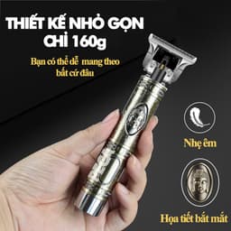 Thumbnail Tông đơ chấn viền không dây Kemei KM-1974A có 2 pin rời, có thể sạc lại,có thể khắc tatoo, cạo trắng... - CHÍNH HÃNG 4