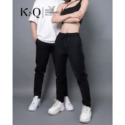 Thumbnail Quần ống suông KQ STYLING kaki co giãn cao cấp đen 3