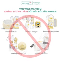 Thumbnail Van Vàng Máy Hút Sữa Maymom, Phụ Kiện Thay Thế Máy Medela Pump, Harmony, Swing, Mini Electric 3