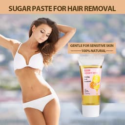 Thumbnail RUOALL Wax tẩy lông Kem tẩy lông Triệt lông Vĩnh viễn 50g Kèm 3 tờ giấy và 2 que wax 4