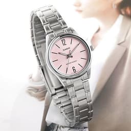 Thumbnail Đồng hồ nữ dây thép không ghỉ Casio LTP-V005D-4BUDF chính hãng 1
