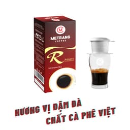 Thumbnail Cà phê Robusta (R) cafe rang xay pha phin nguyên chất - Mê Trang Hộp 250g hút chân không 2