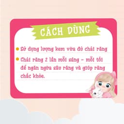 Thumbnail Kem đánh răng thảo dược Ích Nhi hương dưa gang tuýp 50g cho bé dưới 6 tuổi nuốt được bảo vệ răng sữa, ngừa sâu răng 4