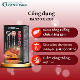 Thumbnail Combo Viên Uống Bổ Gan Giảm Mệt Mỏi Kanzo Ukon, Tăng Cường Sinh Lý, Sức Khỏe Nam Supo Maca Genki Fami Nhật Bản 2