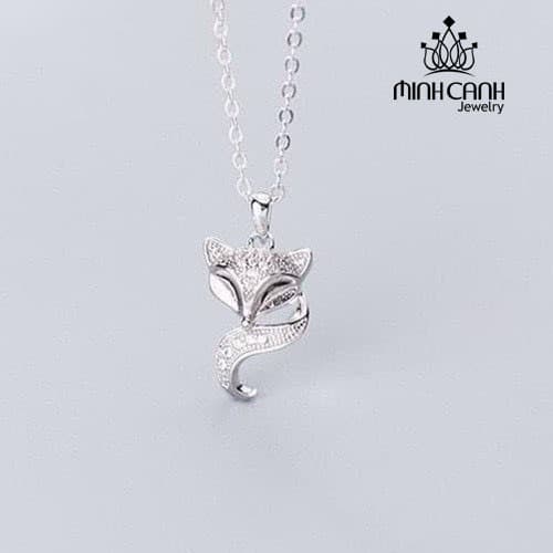 Ảnh Dây Chuyền Bạc Nữ Hồ Ly Phong Thùy - Minh Canh Jewelry 2